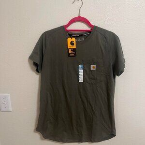 Carhartt womens work short sleeve shirt